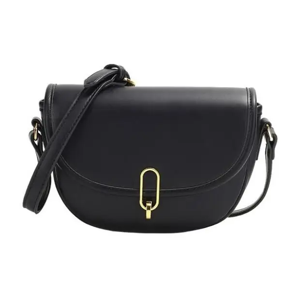 

2021 new fashion women's shoulder bag urban simple solid color semicircle cross-body bag women small bag