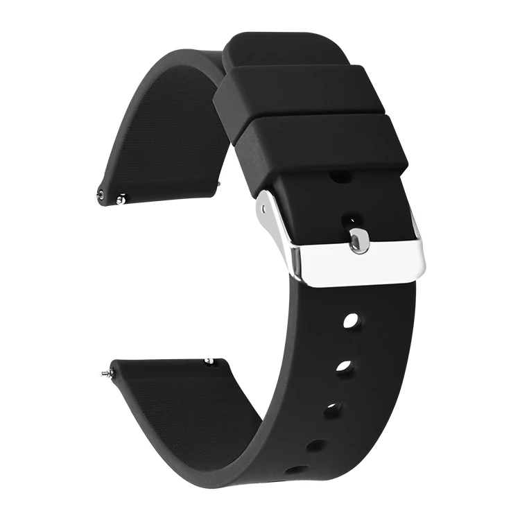

20mm Custom Quick Release Smart Watch Silicon Watch Band Strap, Optional