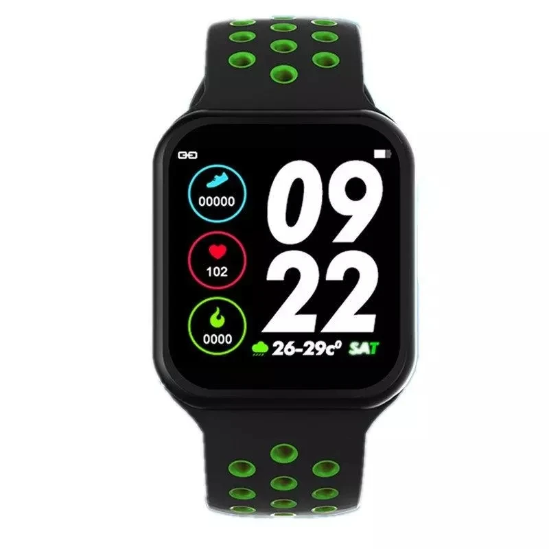 

IP67 waterproof women bracelet sport wrist band heart rate blood pressure smartwatch fitness f8 smart watch man for android ios