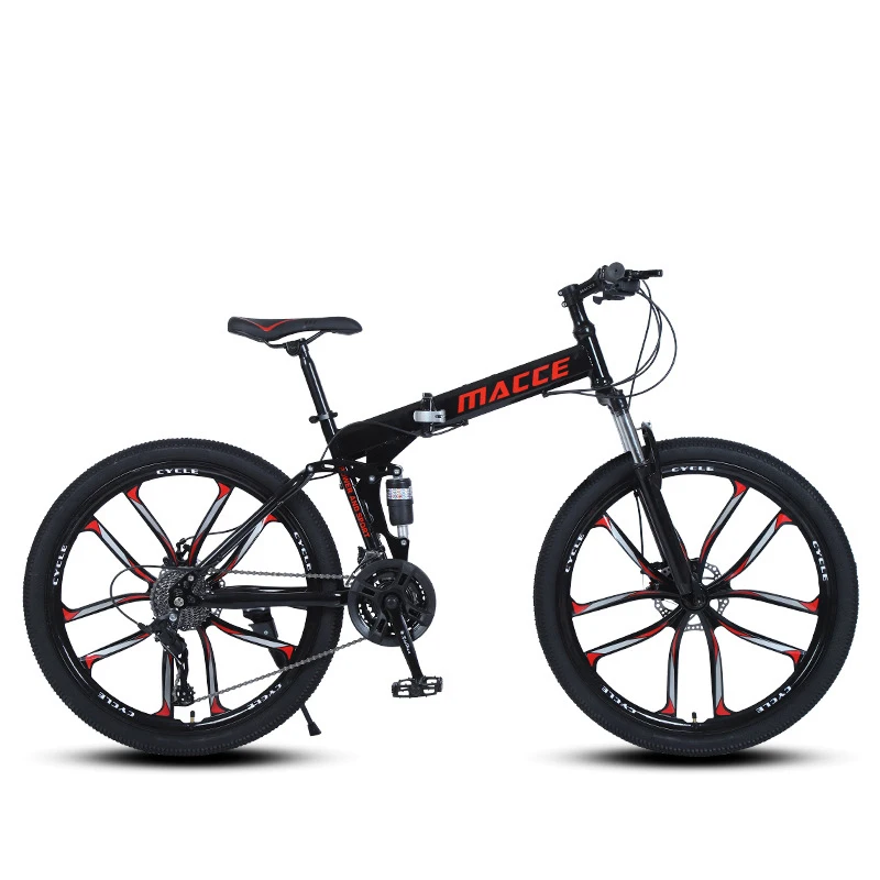

Factory wholesale folding bicycle 26 inch mountain road disc brake bicycle