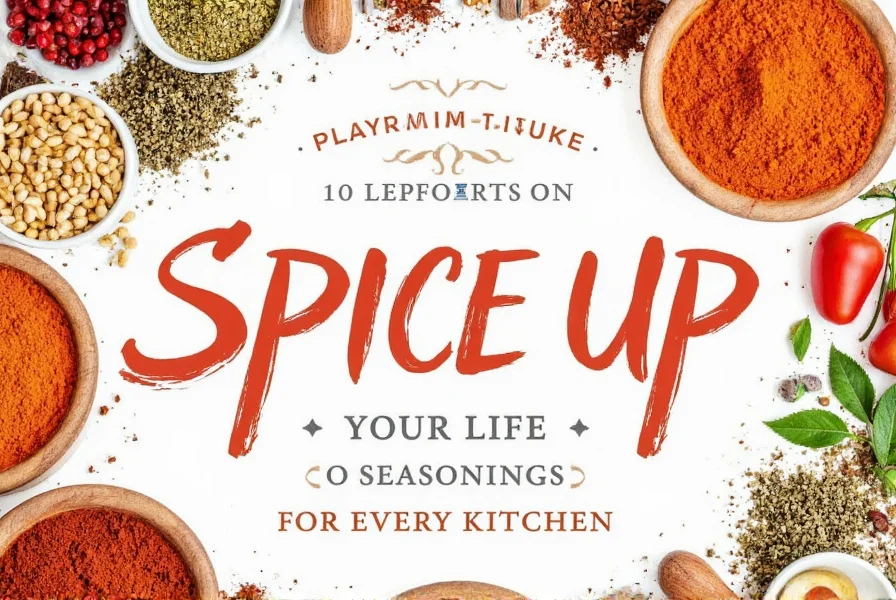 spice up your life a playful guide to seasonings and spices for every kitchen