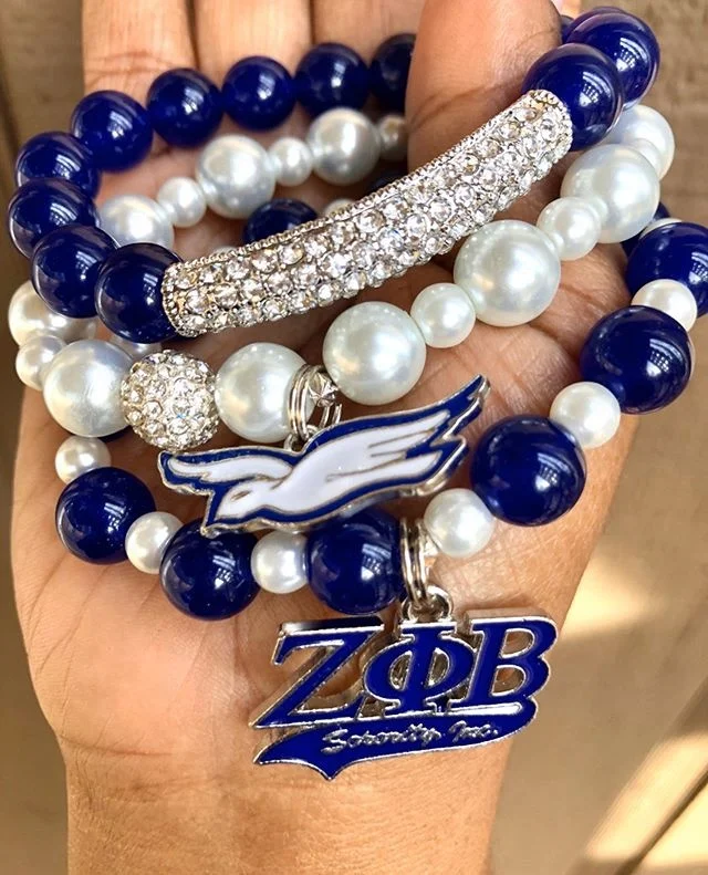 

Greek ZETA PHI BETA Sorority ZETA Legacy bracelet Jewelry accessories, Gold