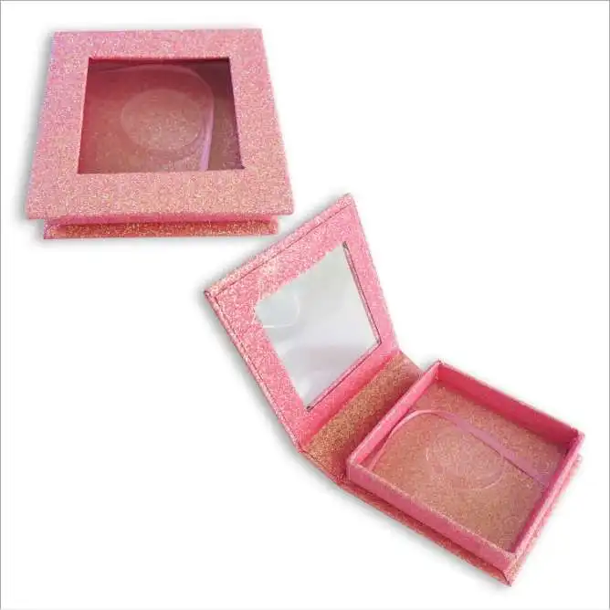 

faux 3d mink strip eyelashes with private label, Black