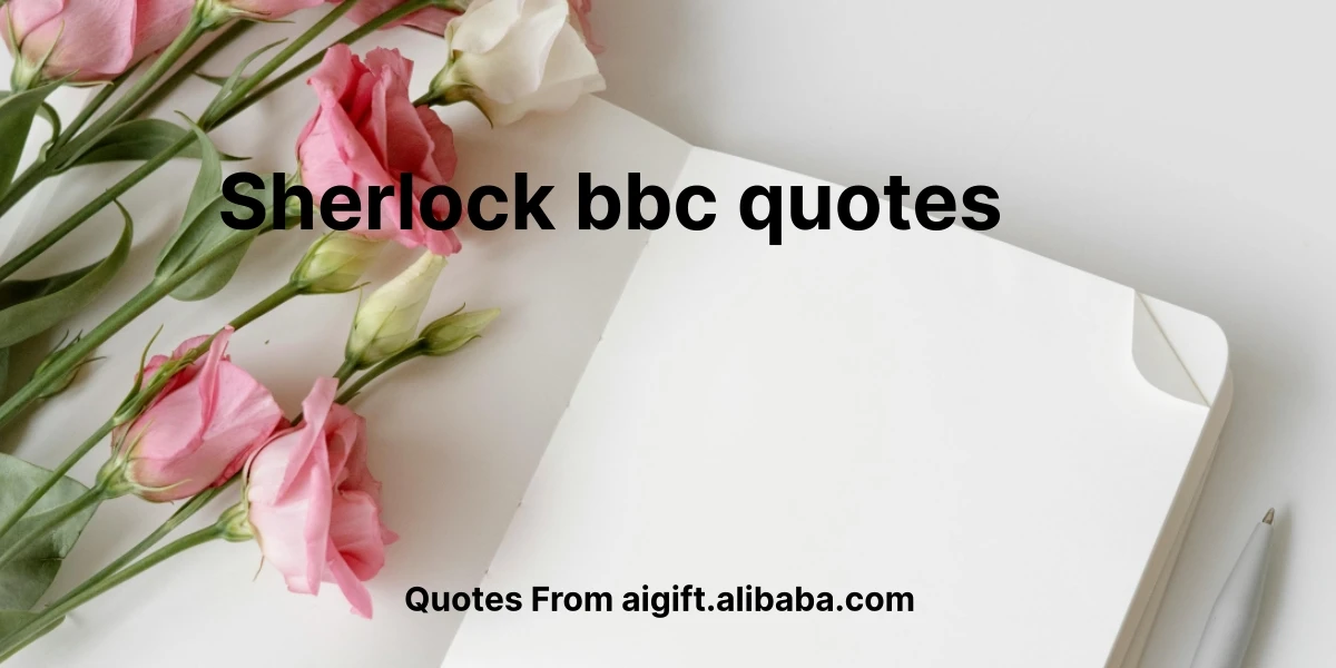 sherlock bbc quotes