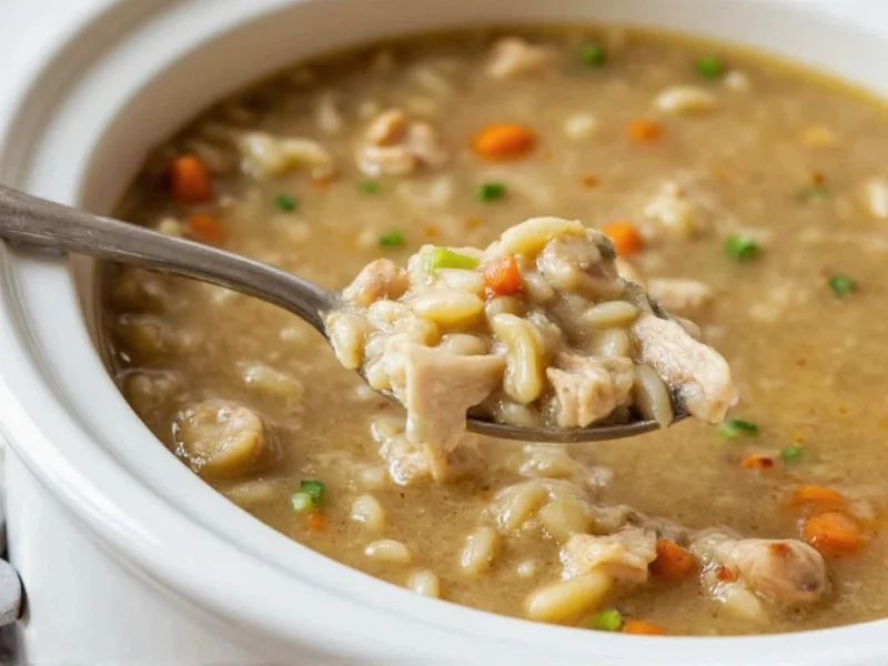 Slow Cooker Chicken Rice Mushroom Soup Recipe Guide