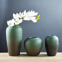 

Vintage stoneware jar ceramic flower vase for living room decoration