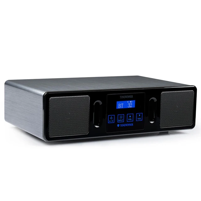 

ToneWinner 21 speaker blutooth table soundbar mini metal bookshelf desktop indoor wireless WIFI APTX sound quality home speaker