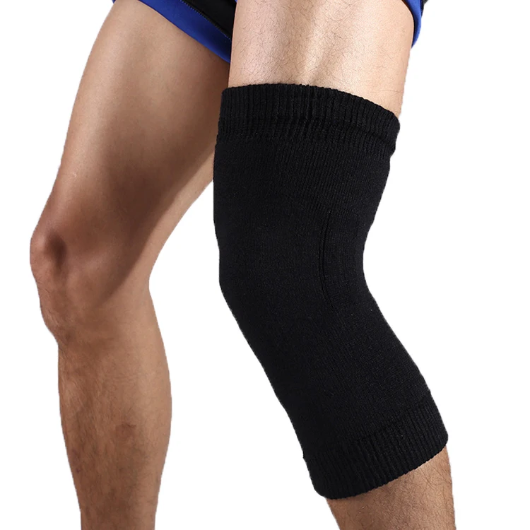 

Compression knee support silicone nylon knee sleeve running basketball, Black, coffee, navy, jujube red