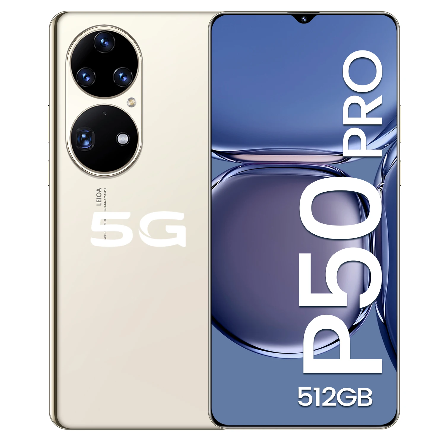 

New Arrival P50 PRO original 12gb+512gb 16MP+32MP face unlock full Display Android 10.0 Cell Phone Smart Mobile Phone