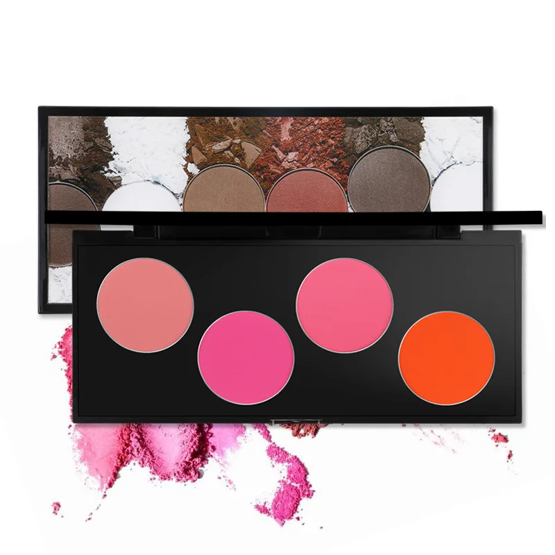 

4 color blush private label waterproof your logo vegan and cruelty free blush low moq custom label blush, 3 color