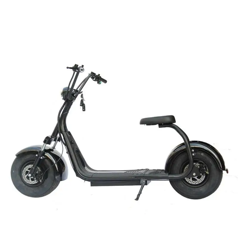 

HEZZO US Warehouse 18inch 60V coco city Scooter Fat Tire 3000W Electric Citycoco 12ah 20ah retro city coco electric for sale, Black
