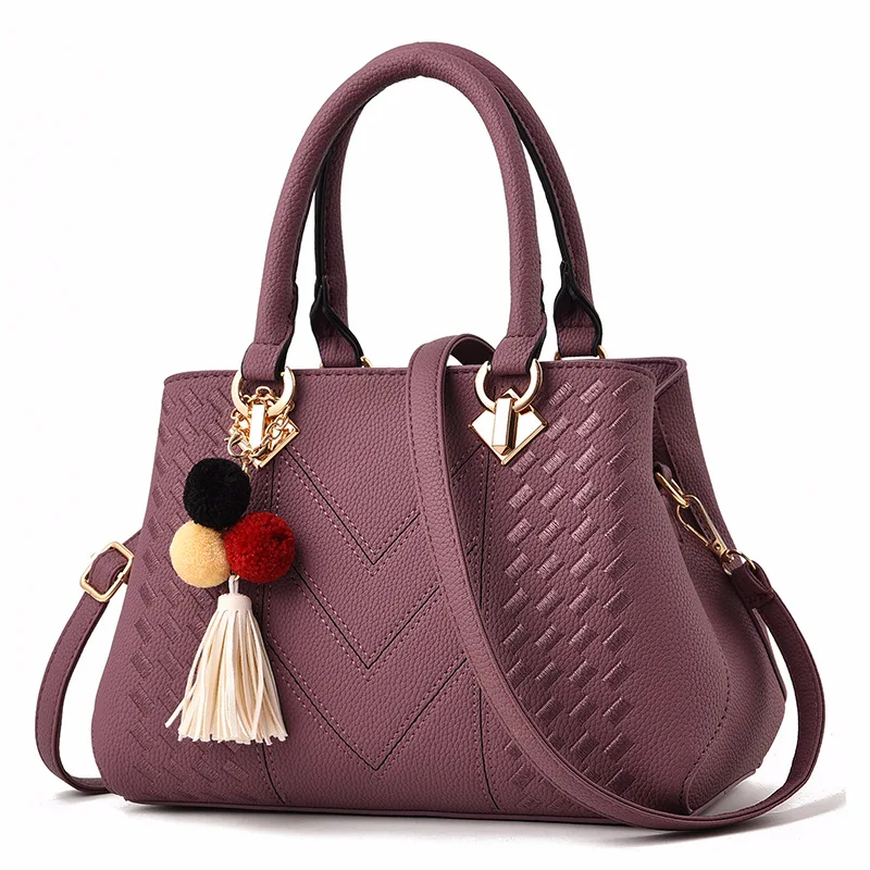 

Fashion PU Leather Top Handle Bags Shoulder Strap Women Bag Ladies Handbag, Customizable