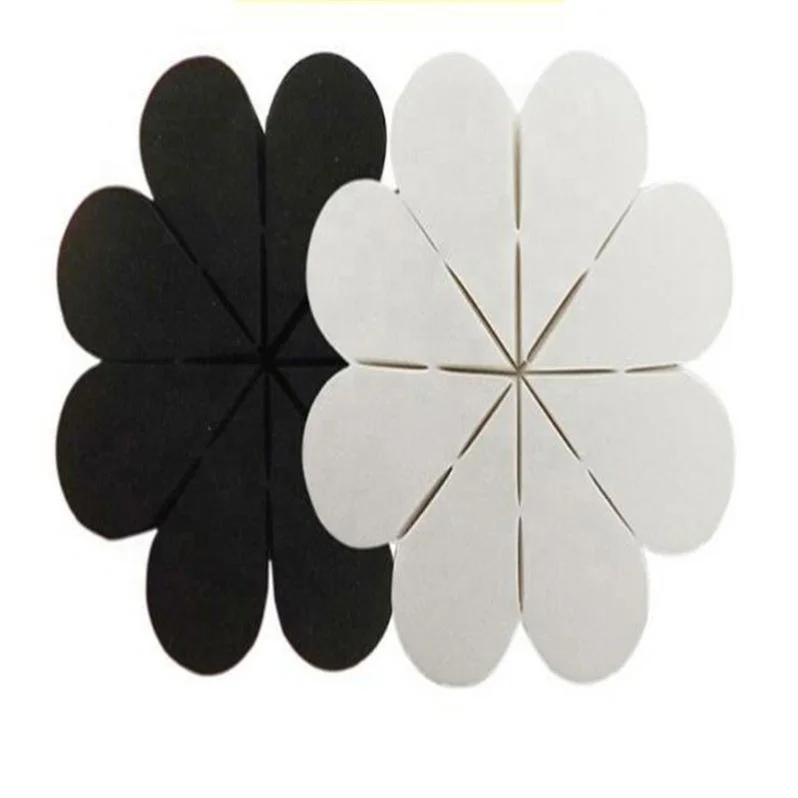 

Wet Dry Heart Beauty Sponge Blender Makeup Sponge Cosmetic Powder Puff in Stock, White/pink