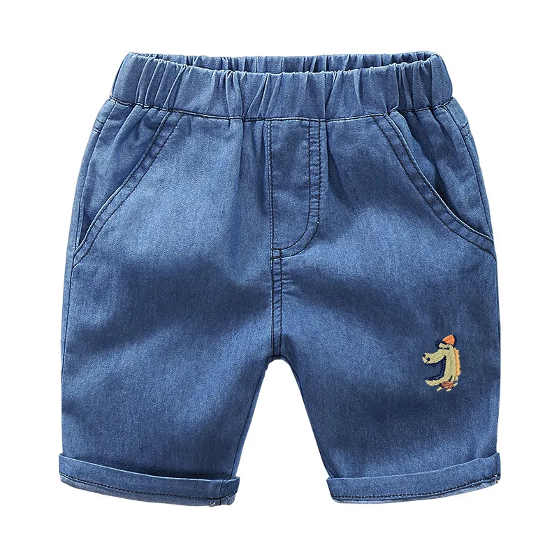 

High Quality 100% Cotton Summer Boy Denim Shorts With Embroidery