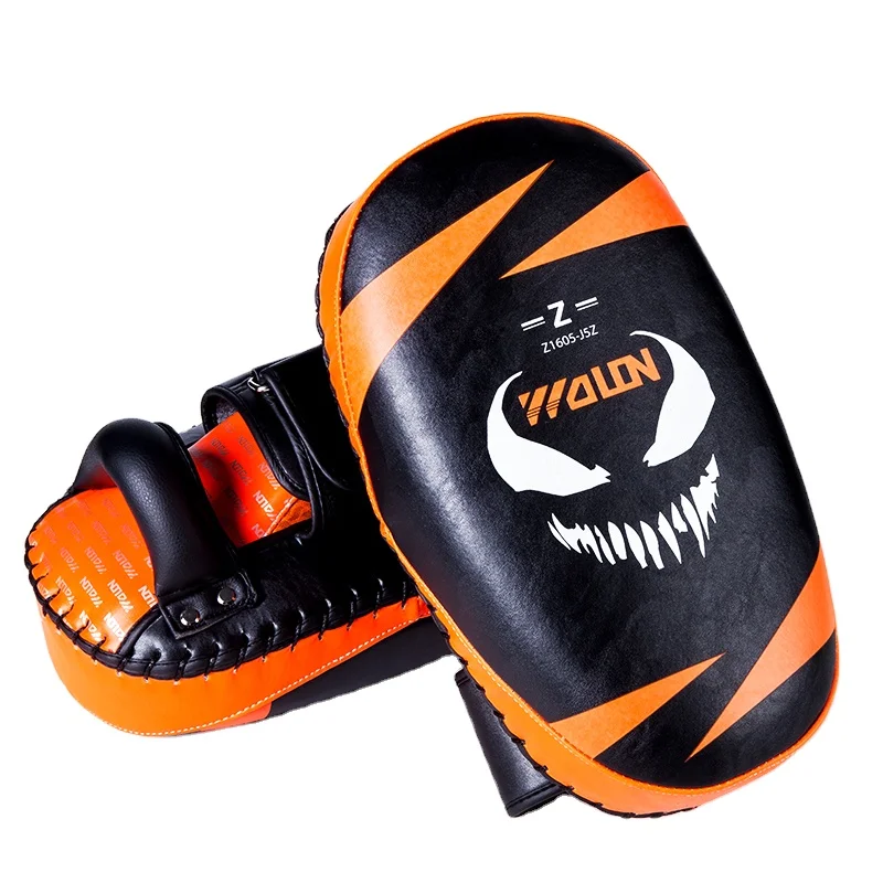 

Orange kick Punch Martial Muay Thai Training Shield Kick boxing Pads, Customized color