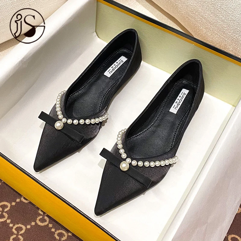 

2021 fashion women's slippers Pearl decorative women's sandals fashion sexy women's single shoes, Picture