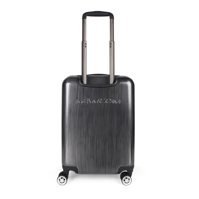 

2019 fashion hardside trolley luggage set pc smart luggage, Black/grey