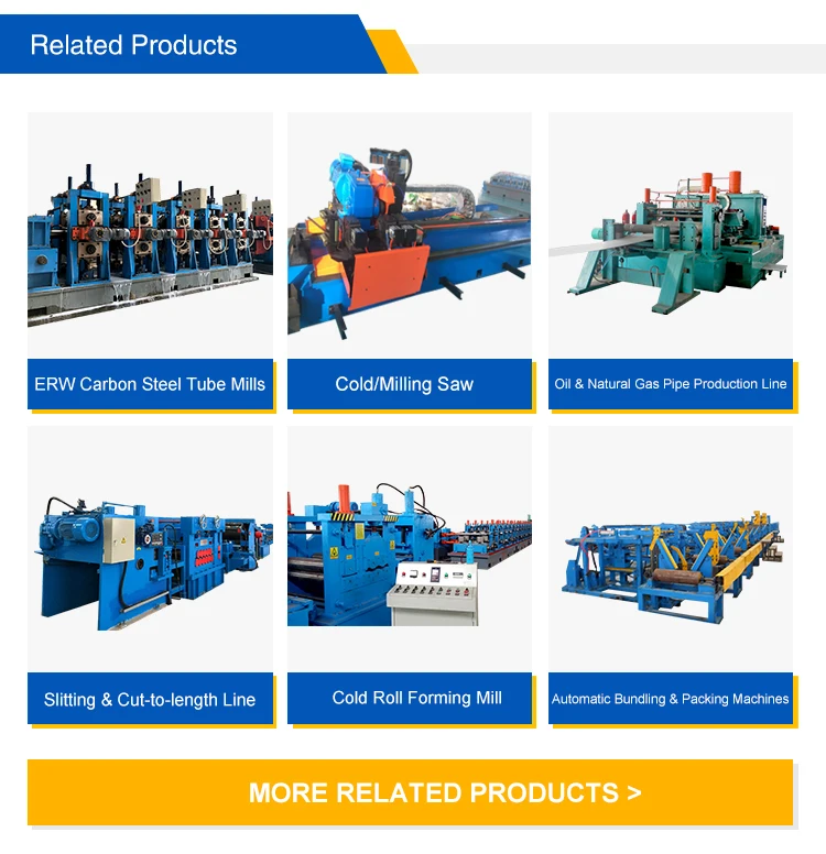 Carbon Steel ERW Pipe Making Machine Tube Mill Equipment