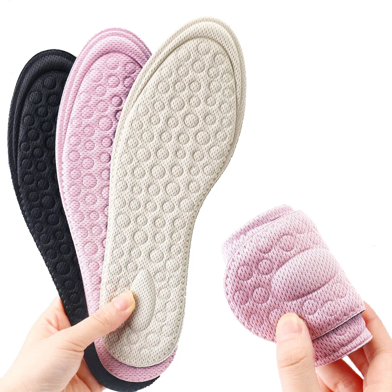 

Memory Foam Breathable Massage Insoles for Women Shoes Inner Shoe Insert Lift Heel Comfort Heightening Insoles Feet Care Insole