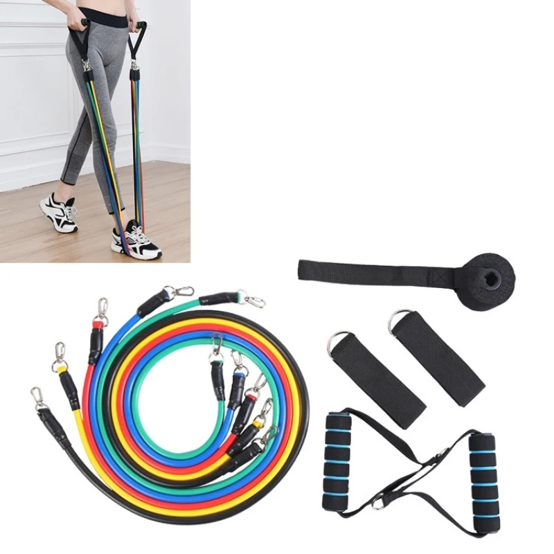 

dropshipping products 2021 TPE Household Pull Rope Elastic Resistance Band Yoga Gym Strength Training Bands Fitness Equipment