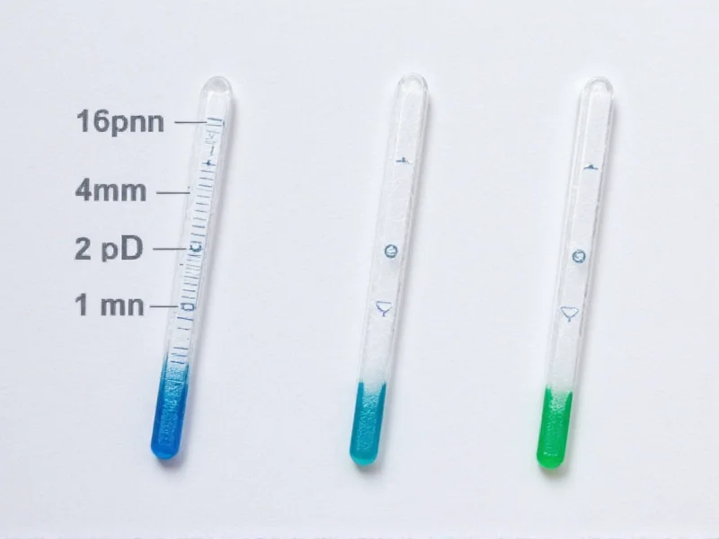 Water testing strips showing hardness levels for laundry