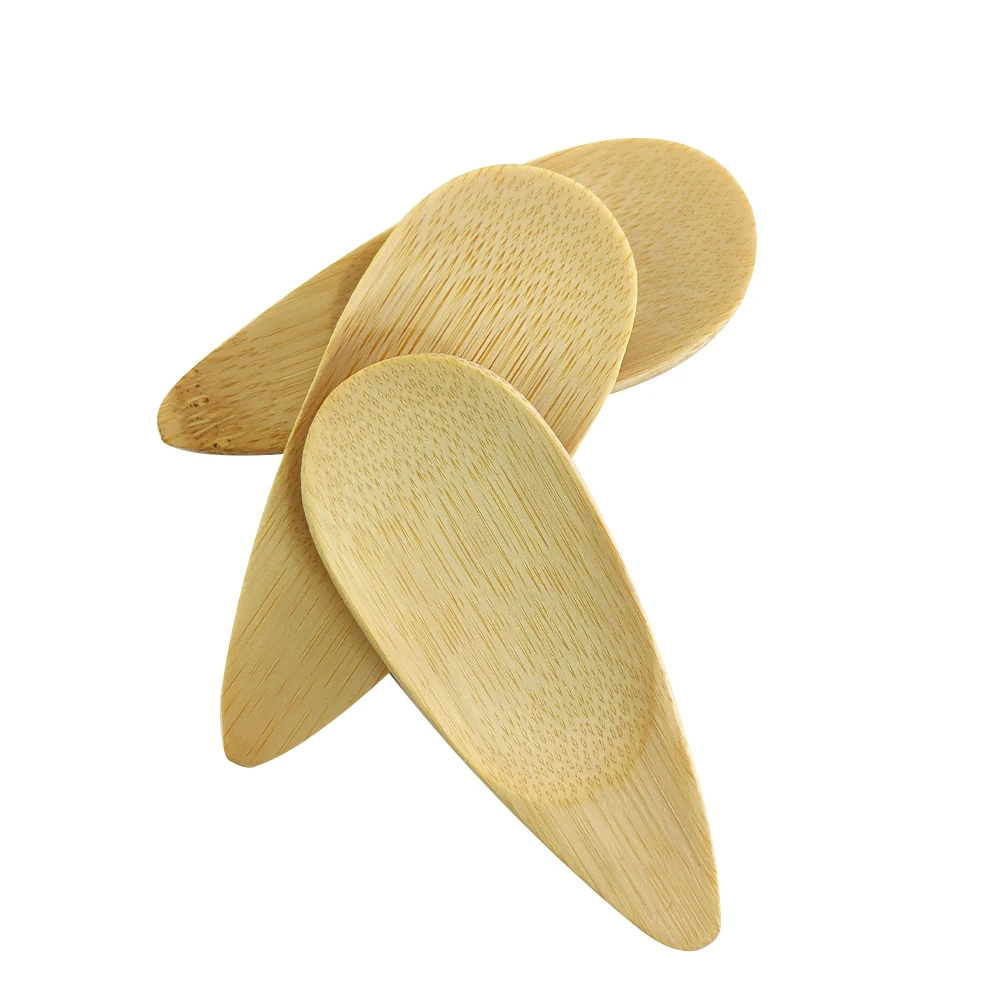 

Wholesale Household Eco Friendly Wooden Coffee Scoop Short Handle Bamboo Tea Spoon, Natural bamboo
