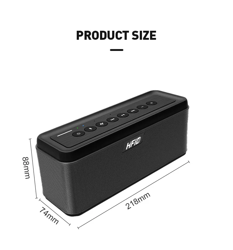 2021 Bluetooth 5.0 hands free Bluetooth speaker outdoor portable wireless speaker - ANKUX.COM