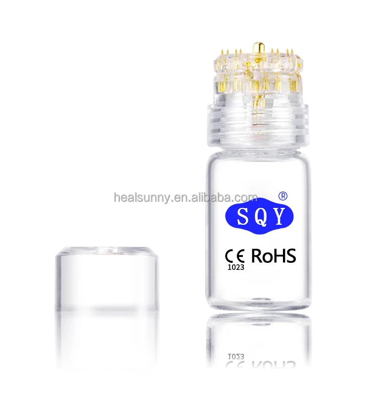 

CE Approval 20 Needles Derma Stamp for Acne Scars Treatment 0.25mm, 0.6mm, 1.0mm Microneedling Derma Stamp, Customized