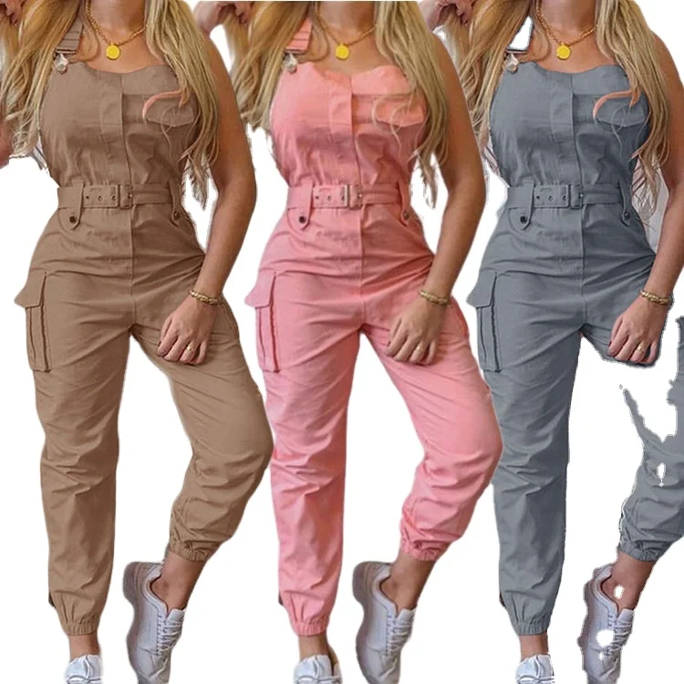 

2021 Women Clothing Fashion Summer Bodycon Jumpsuits Pants Girls Clothes One Piece Jumpsuits For Ladies