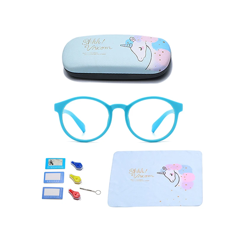 

Kids Optical Eyewear Frames Anti Blue Light Glasses For Children, 5 colors