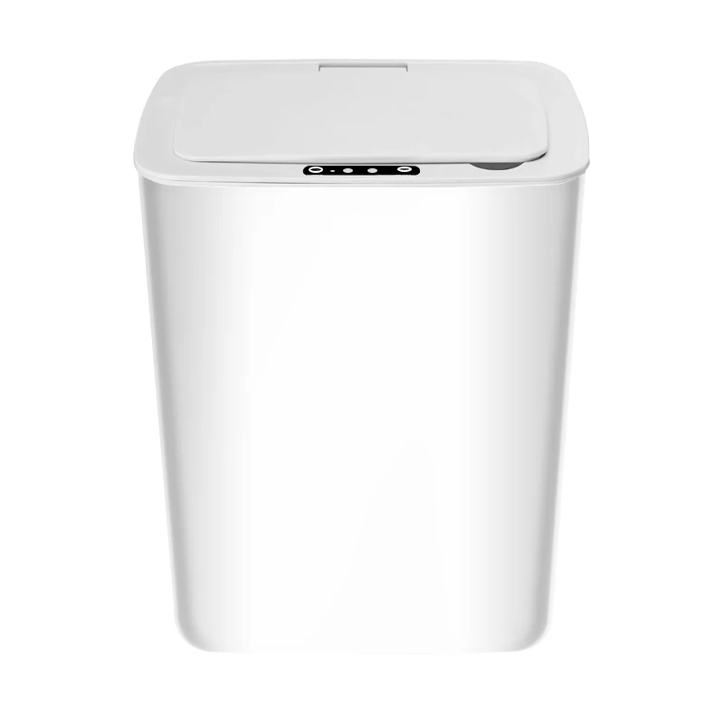 

New usb charging intelligent trash can 14l automatic operation smart trash can electronic auto induction smart waste sensor bin, 3colors