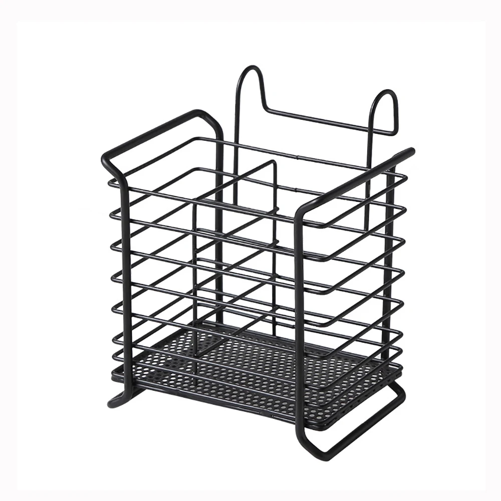 

New Products White Carbon Steel Non-Folding Bowl and Chopsticks Drain Basket, Black,white