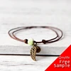 slap bracelet tennis leather silicone sterling health magnet therapy magnetic usb crown Alloy anchor engraved cuff