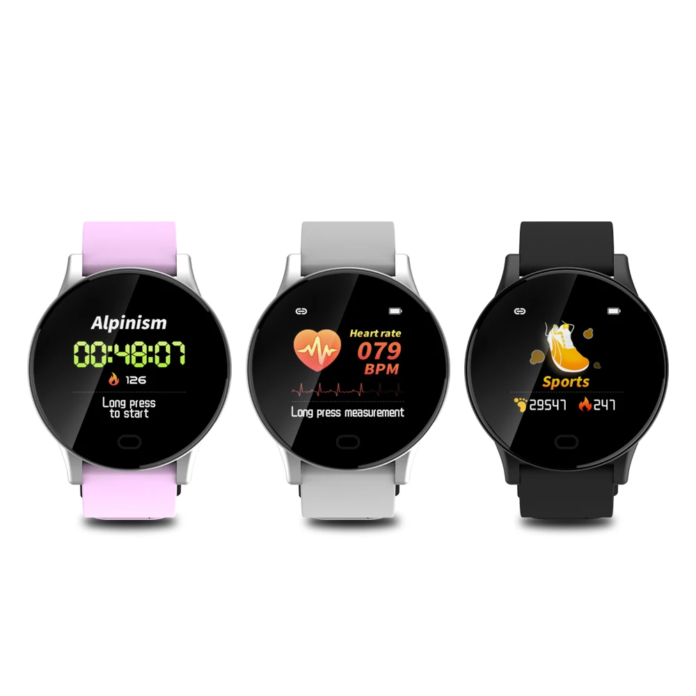 

2020 Hot cheap blood pressure monitor alarm watch for ladies bracelet watch men smart watches