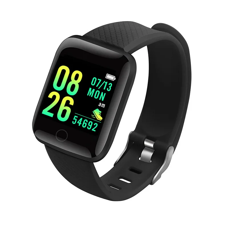 

2021 New Arrival 116plus Smart Watch Sports Watch Health Fitness Tracker Heart Rate Monitor Digital Watches, 5 colors