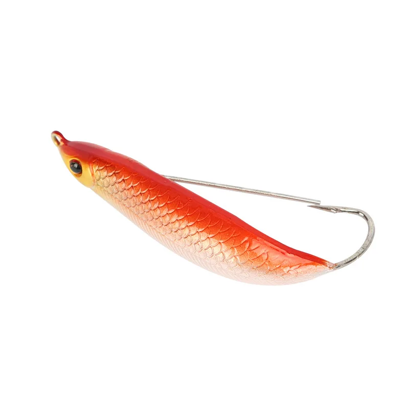 

6cm/7.5g Bionic hard plastic bait spoon minnow lure sinking top water fishing lures