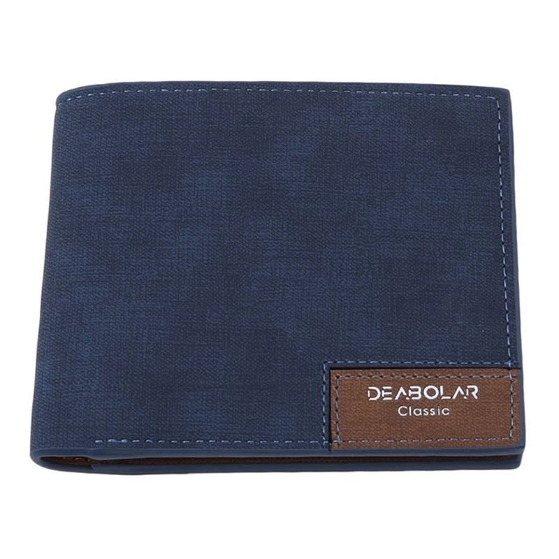 

Men's Short Wallet Retro Youtht Ultra-Thin Men's Cross-Section Wallet Men's Wallet