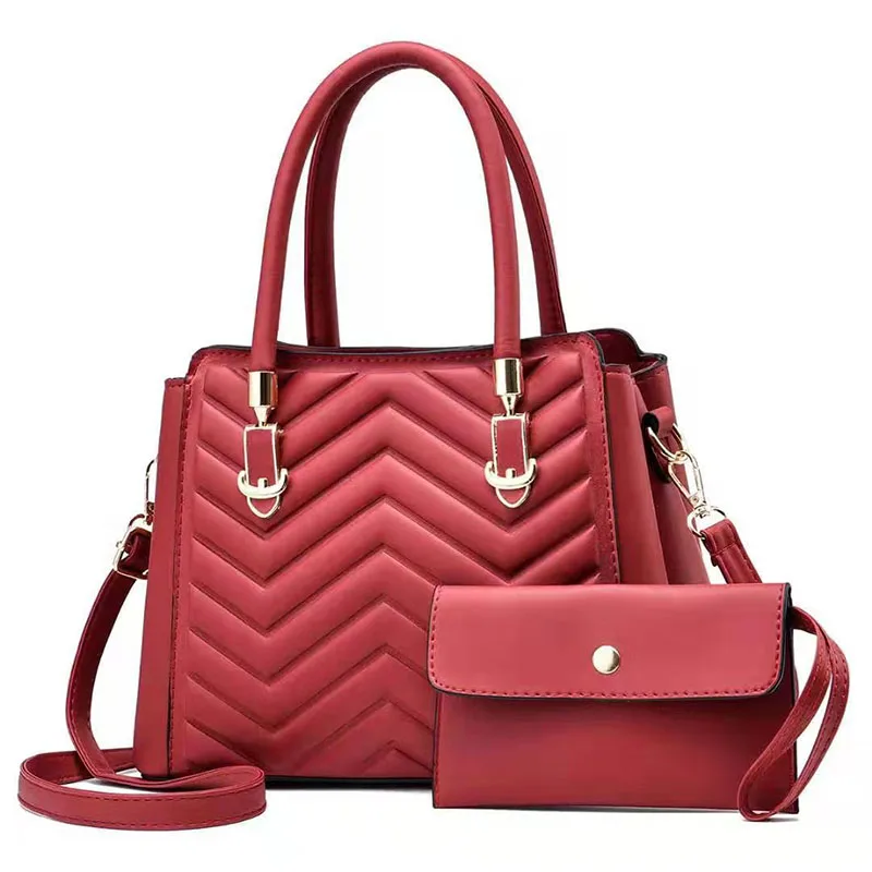 

DL003 24 Wholesale new high quality shoulder bag messenger bag pu leather handbag lady handbag, Black....