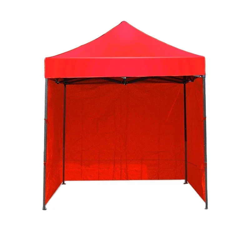 

Warm wind resistance black gold just with three sides of the canopy canopy exhibition tent