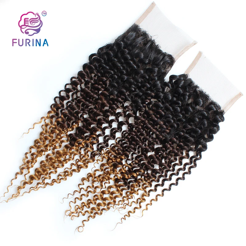 

Transparent swiss lace closure 4x4 3D 1B/4/27# lace closure top closure human Virgin hair wholesale