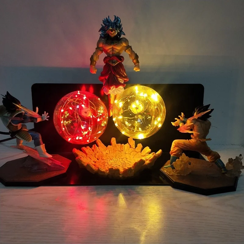 

New Style 3d Lamp Anime Drag-on Ball Broli Vegeta Goku Table Lamp Led Light Luminous Toy Creative Lamp