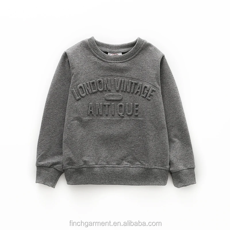 custom embossed sweatshirt