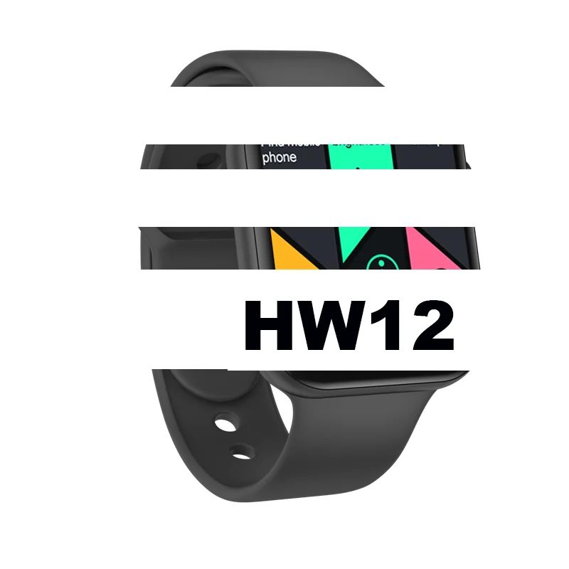 

Hw12 Smartwatch Series 6 1.57 Inch Full Touch Smart Bracelet Custom Wallpaper Fitness Tracker Blood Pressure Smart Watch Hw12