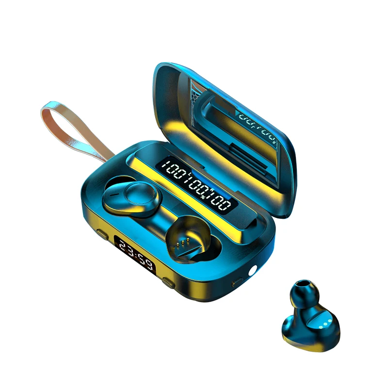 

Activity Popular M13 Waterproof v5.0 Wireless Ear Phone BT Earphone Earbuds With Charging Case