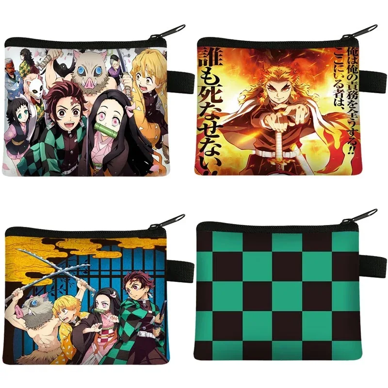 

Professional PU PVC Wallets Supplier Japan Anime Wallet Children Coin Purse Student Money Clip Key Case Demon Slayer Coin Purse