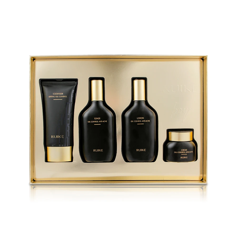 

Natural Skin Care Set Clean Moisturizing Set for men, Black color package