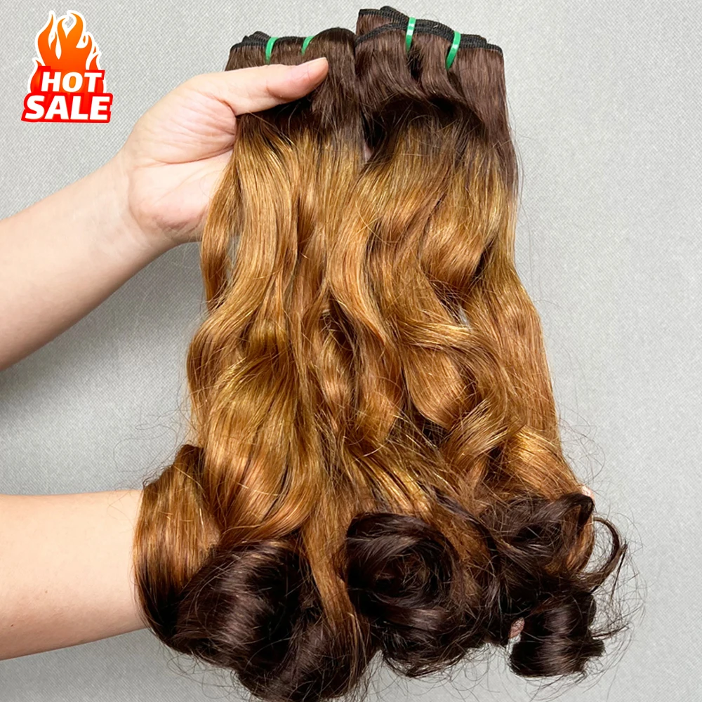

SDD Hot Selling Cuticle Aligned Virgin Hair Funmi Top Quality Super Double Drawn Hair Bundle Bouncy Curl