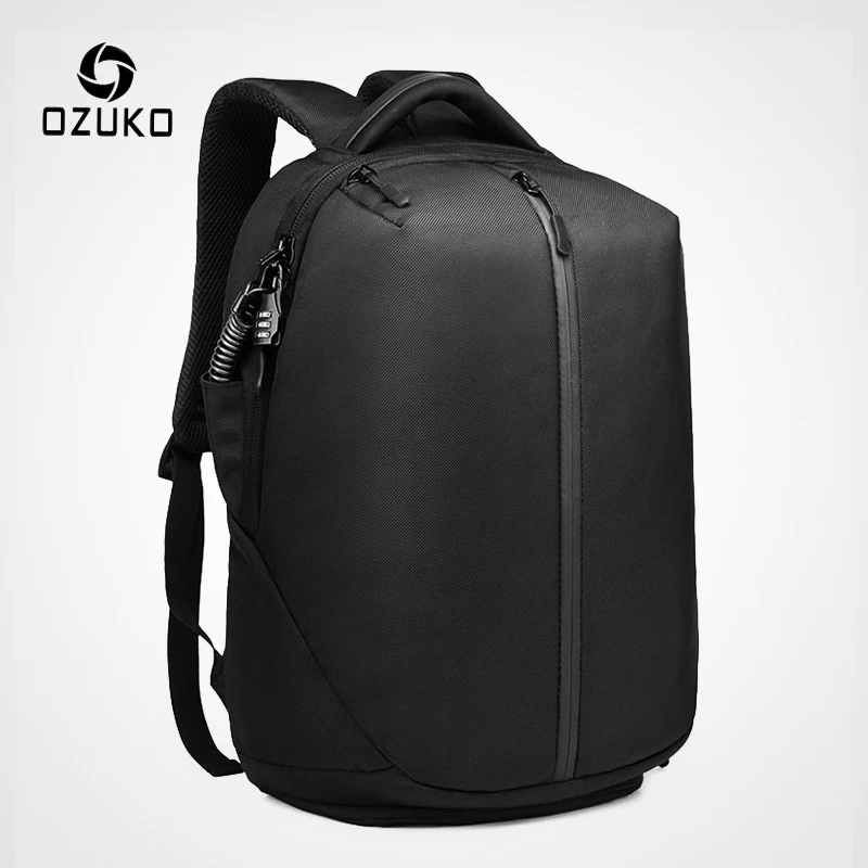 

OZUKO D9080 Factory Business Laptop Men Bags Laptop Backpack Bags Usb Men Bags Customized Waterproof School Laptop Backpacks, Black/blue/grey/camo