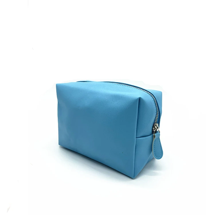 

Custom logo private label gift small PU leather travel zipper toiletry pouch makeup bag cosmetic bag, Customized