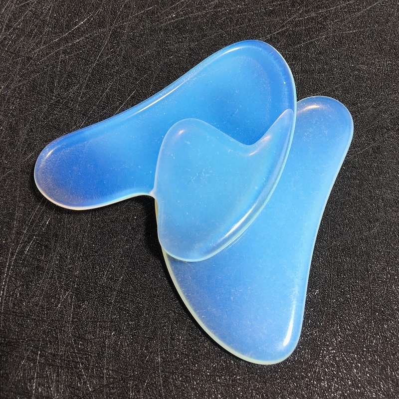 

Factory direct price opalite heart shape gua sha set stone tool massager back and neck